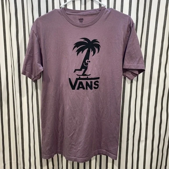 Vans | Shirts | Vans Size M Tee Color Is A Purpleish Color | Poshmark